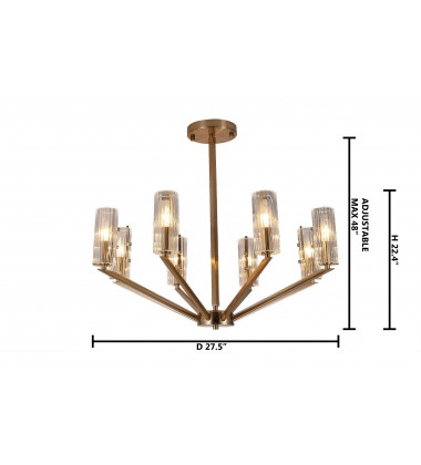  Copper Ceiling Fixture  (ZL30C27CO) - Bethel International