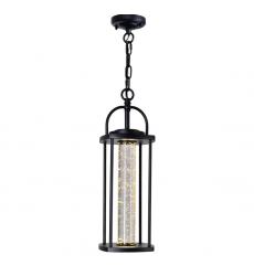  Greenwood LED Outdoor Black Pendant (0407P6-1-101)- CWI Lighting