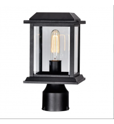  Blackbeidge 1 Light Outdoor Black Lantern Head (0409PT6-1-101)- CWI Lighting