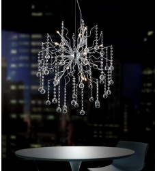  Cherry Blossom 15 Light  Chandelier with Chrome finish (5066P20C) - CWI Lighting