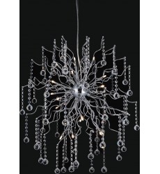  Cherry Blossom 20 Light  Chandelier with Chrome finish (5066P28C) - CWI Lighting