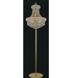  Empire 8 Light Floor Lamp with Gold finish (8001F18G) - CWI Lighting