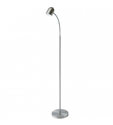  5W Floor Lamp, Satin Chrome Finish-(123LEDF-SC)-Dainolite