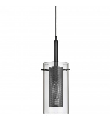 1LT Incandescent Pendant, MB w/ CLR Glass-(30961-CM-MB)-Dainolite  1LT Incandescent Pendant, MB w/ CLR Glass-(30961-CM-MB)-Dainolite