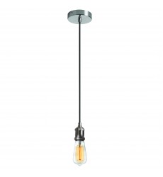  1LT Pendant, Satin Chrome Finish-(409-42P-SC)-Dainolite