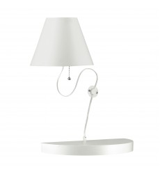 1LT Incandescent Wall Sconce MW w/White Shade-(504-1W-MW)-Dainolite