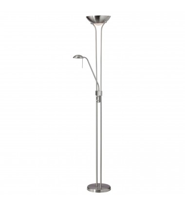  Mother/Son Floor Lamp/Satin Chrome-(505F-SC)-Dainolite