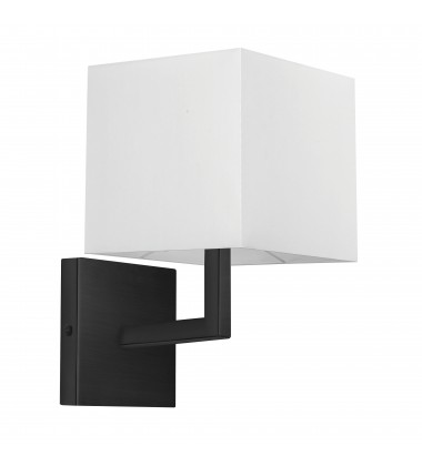 1LT Wall Sconce, MB w/ WK Shade-(77-1W-MB-WH)-Dainolite 1LT Wall Sconce, MB w/ WK Shade-(77-1W-MB-WH)-Dainolite