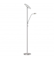 Mother & Son Floor Lamp, Satin Nickel Finish-(801LEDF-SN)-Dainolite