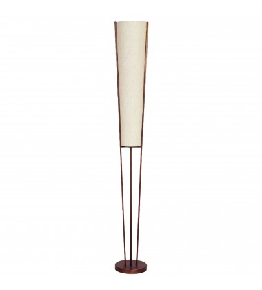  2LT Emotions Floor Lamp Flax Shd-(83323F-OBB)-Dainolite