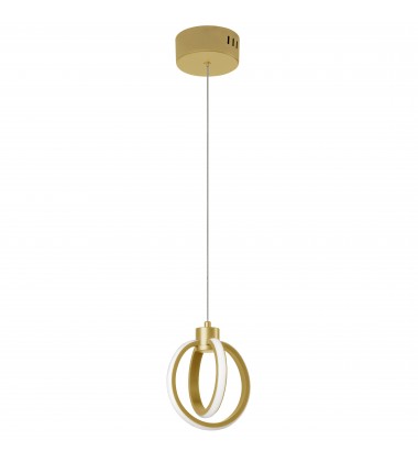  14W Pendant, AGB w/ WH silicone Diffuser-(9228-614LEDP-AGB)-Dainolite