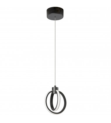  14W Pendant, MB w/ WH silicone Diffuser-(9228-614LEDP-MB)-Dainolite