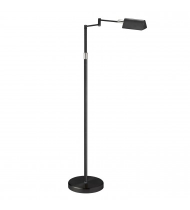  9W Swing Arm Floor, Black Finish-(9257LEDF-BK)-Dainolite