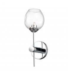  1LT Wall Sconce, PC Finish w/ Clear Glass-(ABI-141W-PC)-Dainolite