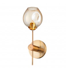  1LT Wall Sconce, VB Finish w/ Champagne Gl-(ABI-141W-VB)-Dainolite