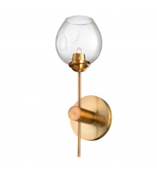  1LT Wall Sconce, VB Finish w/ Clear Glass-(ABI-141W-VB-CLR)-Dainolite
