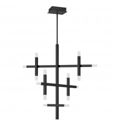  42W Chandelier, MB w/ Frosted Acrylic Diff-(ACS-3656C-MB-FR)-Dainolite