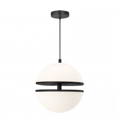 30W Pendant, MB w/ WH Glass-(AMC-1330LEDP-MB)-Dainolite  30W Pendant, MB w/ WH Glass-(AMC-1330LEDP-MB)-Dainolite