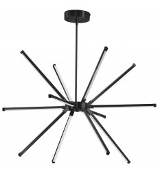  60W Chandelier MB w/ WH Acrylic Diffuser-(ARY-3260LEDC-MB)-Dainolite