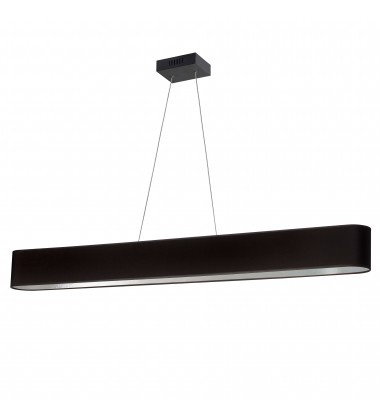  30W Horiz Pendant, Jtone BLK/SLV shade, MB-(AUB-R5030HP-MB-697)-Dainolite
