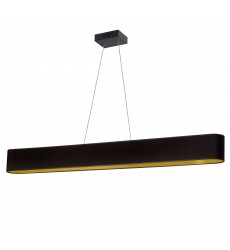  30W Horiz Pendant, BLK/GLD shade, MB-(AUB-R5030HP-MB-698)-Dainolite