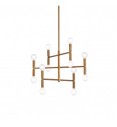  12LT Chandelier, Vintage Bronze Finish-(AVA-2012C-VB)-Dainolite