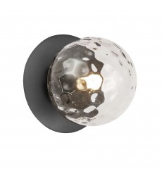  1LT Halogen Wall Sconce, MB w/ Clear Glass-(BUR-51W-MB-CL)-Dainolite