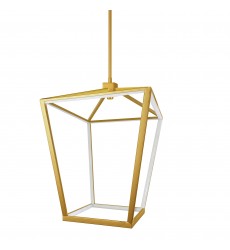  46W Chandelier, AGB w/ WH Silicone Diffuser-(CAG-2046C-AGB)-Dainolite