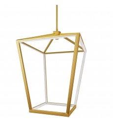  64W Chandelier, AGB w/ WH Silicone Diffuser-(CAG-2664C-AGB)-Dainolite