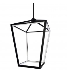  64W Chandelier, MB w/ WH Silicone Diffuser-(CAG-2664C-MB)-Dainolite