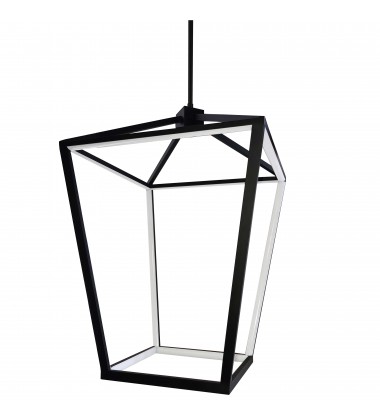  64W Chandelier, MB w/ WH Silicone Diffuser-(CAG-2664C-MB)-Dainolite