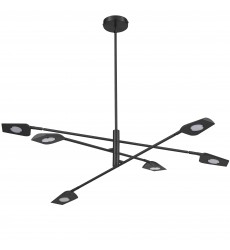 39W Chandelier, MB-(CAR-4030LEDC-MB)-Dainolite  39W Chandelier, MB-(CAR-4030LEDC-MB)-Dainolite