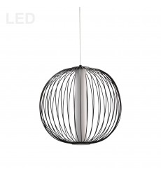  20W Pendant, MB Finish w/ White Acrylic-(CHR-161LEDP-MB)-Dainolite