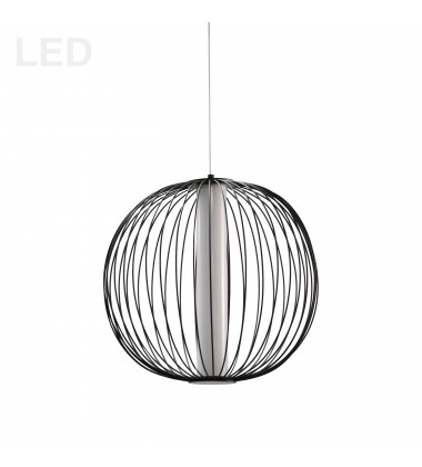  20W Pendant, MB Finish w/ White Acrylic-(CHR-161LEDP-MB)-Dainolite