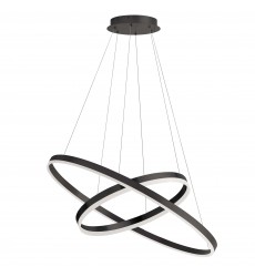 97W Chandelier, MB w/ WH Acrylic Diff-(CIR-1497C-MB)-Dainolite  97W Chandelier, MB w/ WH Acrylic Diff-(CIR-1497C-MB)-Dainolite
