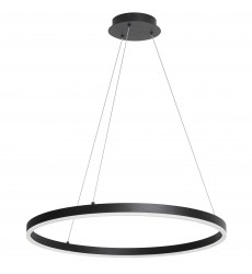  34W Chandelier, MB w/ FR Acrylic Diffuser-(CIR-2434C-MB)-Dainolite