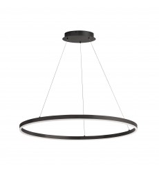 63W Chandelier, MB w/ FR Acrylic Diffuser-(CIR-3263C-MB)-Dainolite  63W Chandelier, MB w/ FR Acrylic Diffuser-(CIR-3263C-MB)-Dainolite
