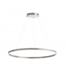 63W Chandelier, SV with FR Acrylic Diffuser-(CIR-3263C-SV)-Dainolite 63W Chandelier, SV with FR Acrylic Diffuser-(CIR-3263C-SV)-Dainolite