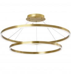 97W Chandelier, AGB w/ FR Acrylic Diffuser-(CIR-3397C-AGB)-Dainolite  97W Chandelier, AGB w/ FR Acrylic Diffuser-(CIR-3397C-AGB)-Dainolite