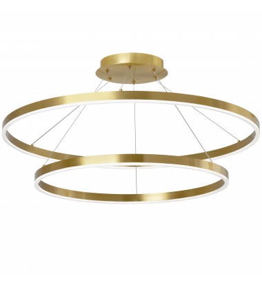  97W Chandelier, AGB w/ FR Acrylic Diffuser-(CIR-3397C-AGB)-Dainolite