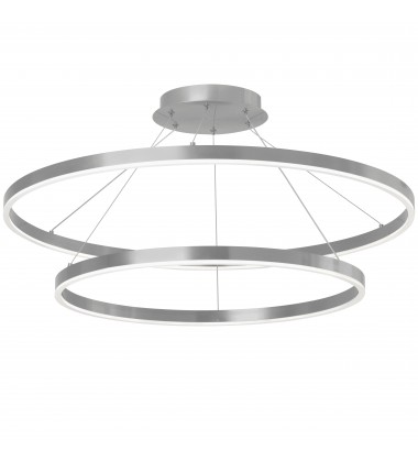97W Chandelier, SV with FR Acrylic Diffuser-(CIR-3397C-SV)-Dainolite  97W Chandelier, SV with FR Acrylic Diffuser-(CIR-3397C-SV)-Dainolite