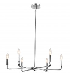  6LT Incandescent Chandelier, PC-(CLT-246-PC)-Dainolite