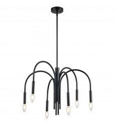 6LT Incan Chandelier, MB-(CLY-246C-MB)-Dainolite  6LT Incan Chandelier, MB-(CLY-246C-MB)-Dainolite