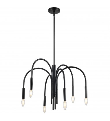 6LT Incan Chandelier, MB-(CLY-246C-MB)-Dainolite  6LT Incan Chandelier, MB-(CLY-246C-MB)-Dainolite