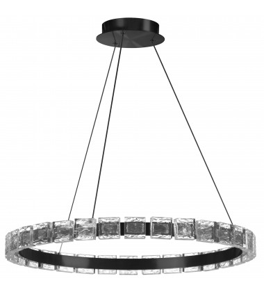  34W Chandelier, MB w/ Clear Acrylic-(CMA-2428LEDC-MB)-Dainolite