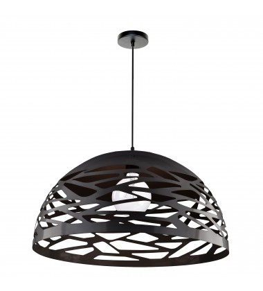  1LT Pendant, Matte Black Finish-(COR-201P-BK)-Dainolite