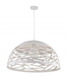  1LT Pendant, Matte White Finish-(COR-201P-WH)-Dainolite