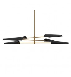 6LT Incan 3-Tier Chandelier, AGB & MB-(CSE-476C-AGB-MB)-Dainolite  6LT Incan 3-Tier Chandelier, AGB & MB-(CSE-476C-AGB-MB)-Dainolite