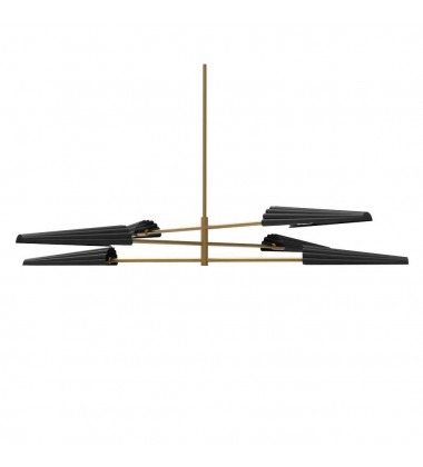 6LT Incan 3-Tier Chandelier, AGB & MB-(CSE-476C-AGB-MB)-Dainolite  6LT Incan 3-Tier Chandelier, AGB & MB-(CSE-476C-AGB-MB)-Dainolite