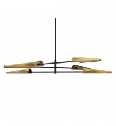 6LT Incan 3-Tier Chandelier, MB & AGB-(CSE-476C-MB-AGB)-Dainolite  6LT Incan 3-Tier Chandelier, MB & AGB-(CSE-476C-MB-AGB)-Dainolite